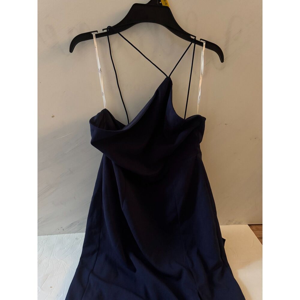Lulus Navy Strappy Back Cowl Neck Dress Size M New with Tags